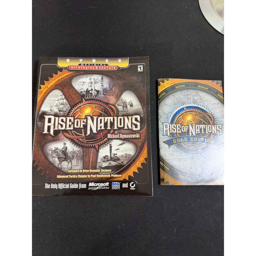 Sybex Rise of Nations Strategy Guide OS Size Multi Excellent Gold Edition Manual